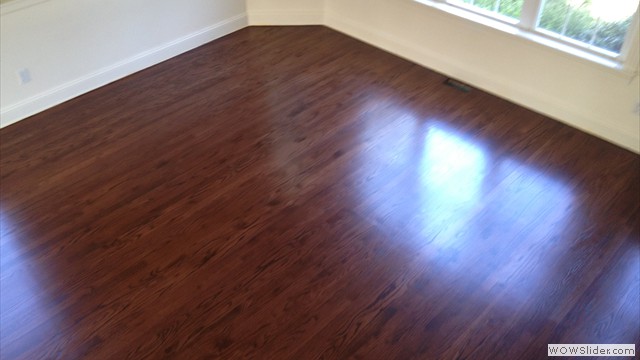 Northport, New York Sand & Refinishing DuraSeal Stain 3 Coats Bona High Traffic